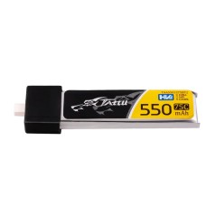 TAA5501S75BT2 - Batterie Lipo HV Gens ace 1S 550mAh 3.8V 45C BT2.0 PLUG (5pcs)