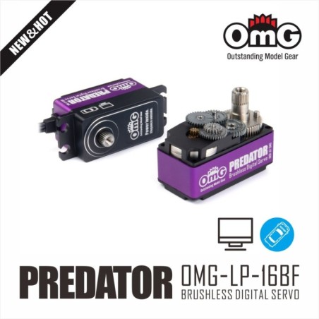 OMG-LP-16BF - OMG SERVO LOW PROFIL DIGITAL - Poids : 61 gr