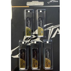 TAA5501S75BT2 - Batterie Lipo HV Gens ace 1S 550mAh 3.8V 45C BT2.0 PLUG (5pcs)