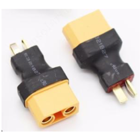 ADAPTADOR DEAN MACHO / XT90 HEMBRA (1pc)