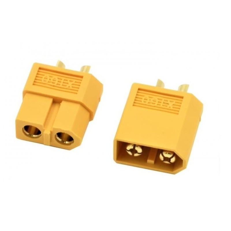 XT60M/FSCAP -  CONNECTEUR XT60 (1 PAIRE)
