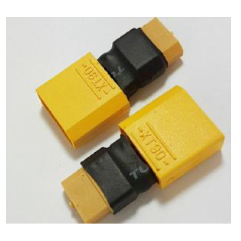 ADAPTATEUR XT90 MALE / XT60 FEMELLE (1pc) AMASS