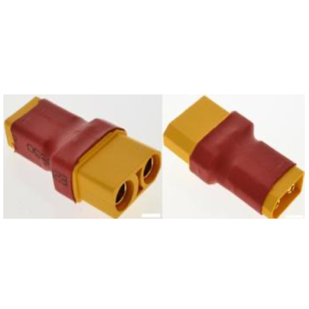 ADAPTATEUR XT90 FEMELLE / XT60 MALE (1PC)