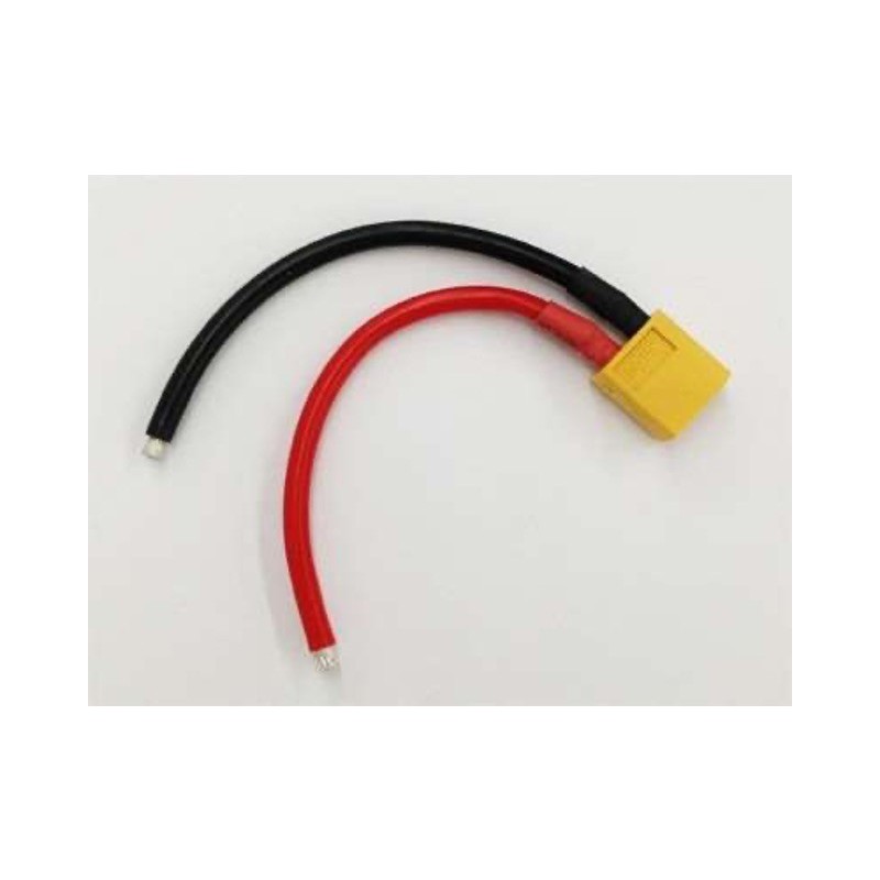 CABLE XT60 MALE - 10 CM 14AWG