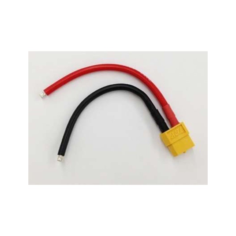 CABLE XT60 FEMELLE - 10 CM 14AWG