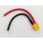 CABLE XT60 FEMELLE - 10 CM 14AWG