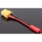 ADAPTATEUR JST FEMELLE/ XT60 FEMELLE CABLE 5 CM 20AWG
