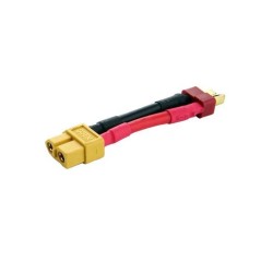 ADAPTATEUR CABLE DEAN MALE / XT60 FEMELLE 5 CM 14AWG