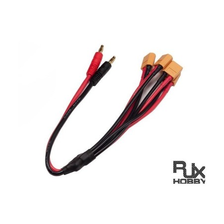 Q3113 - Power 4 in 1,4.0mm Banana + 150mm 12AWG+ (150mm 14AWG line XT60) x4