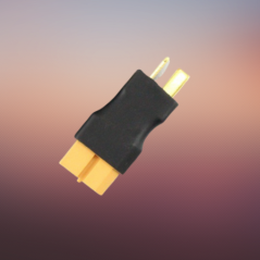 XT60F/DEANM - CONNETTORE ADATTATORE XT60 FEMMINA - DEAN MALE (1 PZ)