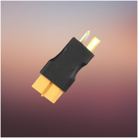 XT60F/DEANM - CONNETTORE ADATTATORE XT60 FEMMINA - DEAN MALE (1 PZ)