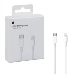 CABLE ORIGINAL APPLE UBS-C vers Lightning - 1 mètre  Blanc - (Boite/BLISTER)