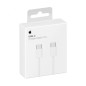 CABLE ORIGINAL APPLE USB-C - 1 mètre Blanc - (Boîte/Blister)