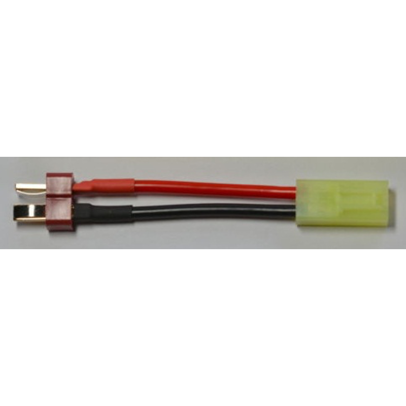 ADAPTATEUR MINI TAMIYA FEMELLE / DEAN MALE - CABLE 5 CM 14 AWG