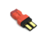 TRAXXASM/DEANF - ADAPTATEUR TRAXXAS MALE - DEAN FEMELLE (2 pcs)