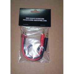 DEAN/BAN - CORDON DE CHARGE DEAN (T-PLUG)/ FICHE BANANE MALE - 20 CM 14AWG