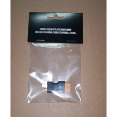 XT60F/DEANM - CONNECTEUR ADAPTATEUR XT60 FEMELLE - DEAN MALE (1 PC)