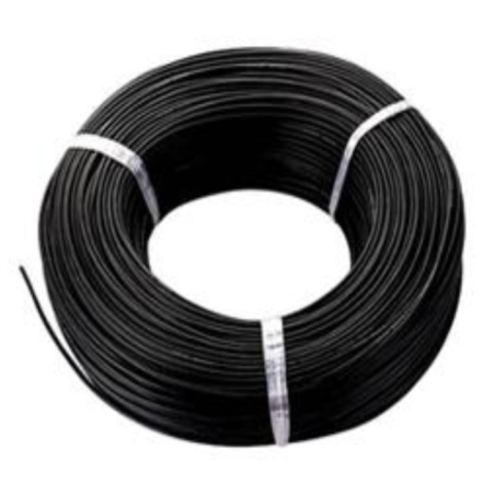 Cavo isolante in silicone Ultra Flex - Nero 18 AWG venduto da ml