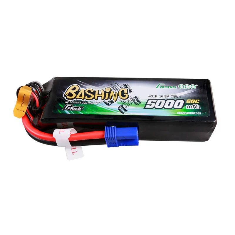 GEA504S60E5GT – GENS ACE G-TECH 5000MAH 14.8V 4S 60C BATERÍA LIPO CON CONECTOR EC5 – SERIE BASHING GEA504S60E5GT – GENS ACE G-TECH 5000MAH 14.8V 4S 60C BATERÍA LIPO CON CONECTOR EC5 – SERIE BASHING
