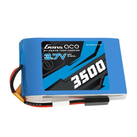 GEA35001STXJR - Gens ace 3500mAh 3.7 V TX 1S1P Batterie Lipo Pack avec JR Plug