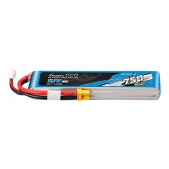 GEA7503S80X3 – GENS ACE 750MAH 11.1V 3S 80C BATERÍA LIPO CON CONECTOR XT30 (F5J)