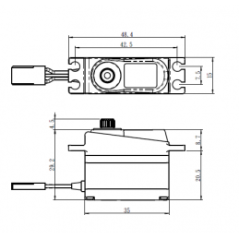 SAVOX SH-1250MG - SERVO CYCLIQUE - 04278