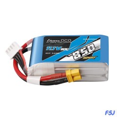 GEA8503S80X3 – GENS ACE 850MAH 11.1V 3S 80C BATTERIA LIPO SPORT CON CONNETTORE XT30U-F (F5J)