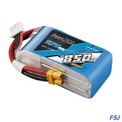 GEA8503S80X3 – GENS ACE 850MAH 11.1V 3S 80C BATTERIA LIPO SPORT CON CONNETTORE XT30U-F (F5J)