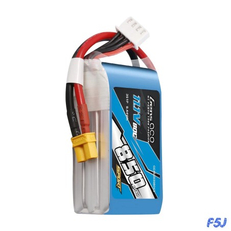 GEA8503S80X3 – GENS ACE 850MAH 11.1V 3S 80C BATTERIA LIPO SPORT CON CONNETTORE XT30U-F (F5J)