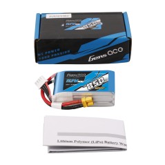 GEA8503S80X3 – GENS ACE 850MAH 11.1V 3S 80C BATTERIA LIPO SPORT CON CONNETTORE XT30U-F (F5J)
