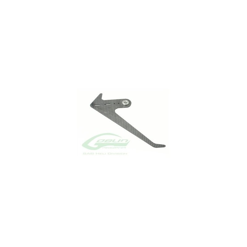 H0532-S - AILERON VERTICAL EN FIBRE DE CARBONE - GOBLIN 380
