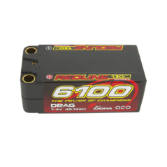GEA61002S13D - Gens ace Redline Series 6100mAh 7.4V 130C 2S2P HardCase 71 Batterie LiPo