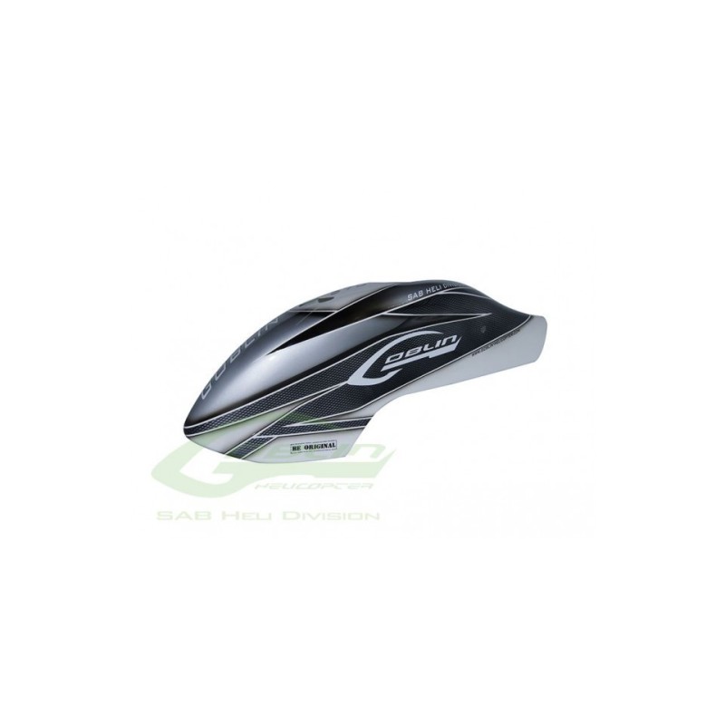 H0303-S - Canomod Airbrush Canopy White/Black - Goblin 570