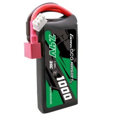 GEA10002S35D - Gens ace 25C 1000mAh 2S1P 7.4 V Airsoft Pistola de batería Lipo con T Plug