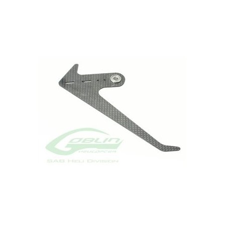 H0532-S - AILERON VERTICAL EN FIBRE DE CARBONE - GOBLIN 380