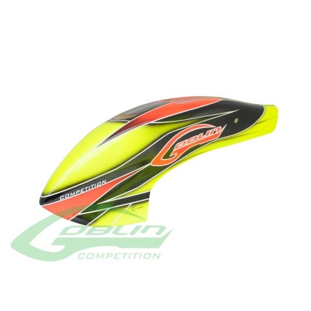 H0356-S - Canomod Airbrush Canopy Yellow/Orange - Goblin 700 COMPETITION