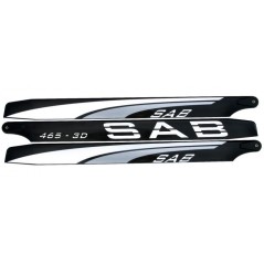 3BL465-3DS - PALES SAB 465 3DS BLADES (3 PALES) - GOBLIN 500 TRIPALE