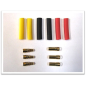 STECKER PK8 BULLET BANANE GOLD + THERMO-MANTEL - 8 MM