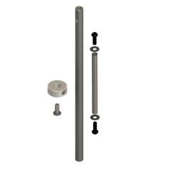 05404 - TUBE DE QUEUE NOIR - LOGO 200