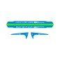 GT000088 - AUTOCOLLANT DE TUBE DE QUEUE ET D'AILERON (3 JEUX, VERT) HELICOPTERE S2 - GOOSKY
