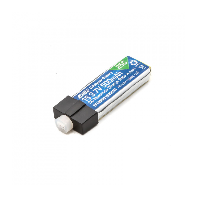 EFLB5001S25UM - BATTERIE E-FLITE 3.7V 500MAH 25C EFLB5001S25UM - BATTERIE E-FLITE 3.7V 500MAH 25C