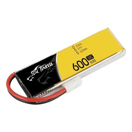 TAA6001S30ML1 - Tattu 600mAh 3.7V 30C 1S1P Lipo Battery Pack MOLEX 1pc