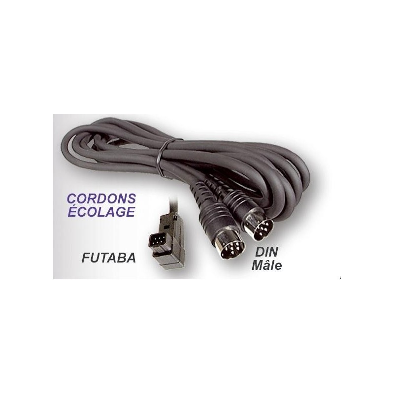 CORDECOLAGE9C/DIN - CORDON ECOLAGE FUTABA 9C / din