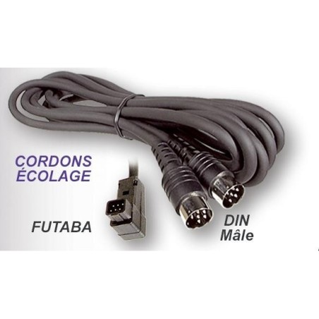 CORDECOLAGE9C/DIN - CORDON ECOLAGE FUTABA 9C / din