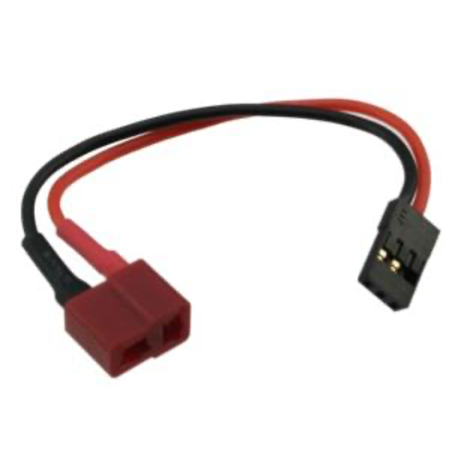 ADAPTATEUR CABLE DEAN FEMELLE / FUTABA MALE 5 CM 20AWG