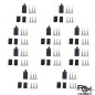 RJX2898 - RJX 10 jeux Futaba Servo Plug Ensemble Plaqué Or Mâle et Femelle