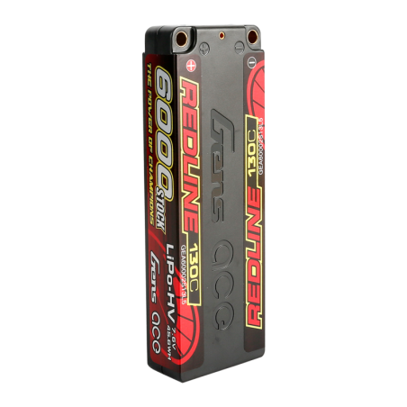 GEA60002S13L5 - Gens ace Redline Series 6000mAh 7.6V 130C 2S2P HardCase 57 HV Lipo-Akku