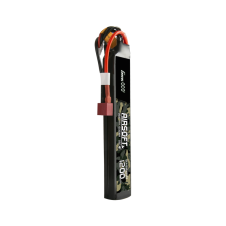GEA12003S25D2 - Gens Ace 25C 1200mAh 3S1P 11.1 V Airsoft Saddle Pistolet à Lipo prise Dean (T plug)