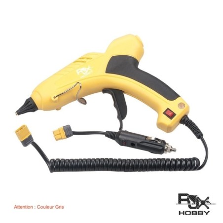 RJX2410 - Pistolet à colle thermofusible RJXHOBBY 8-36V - GRIS