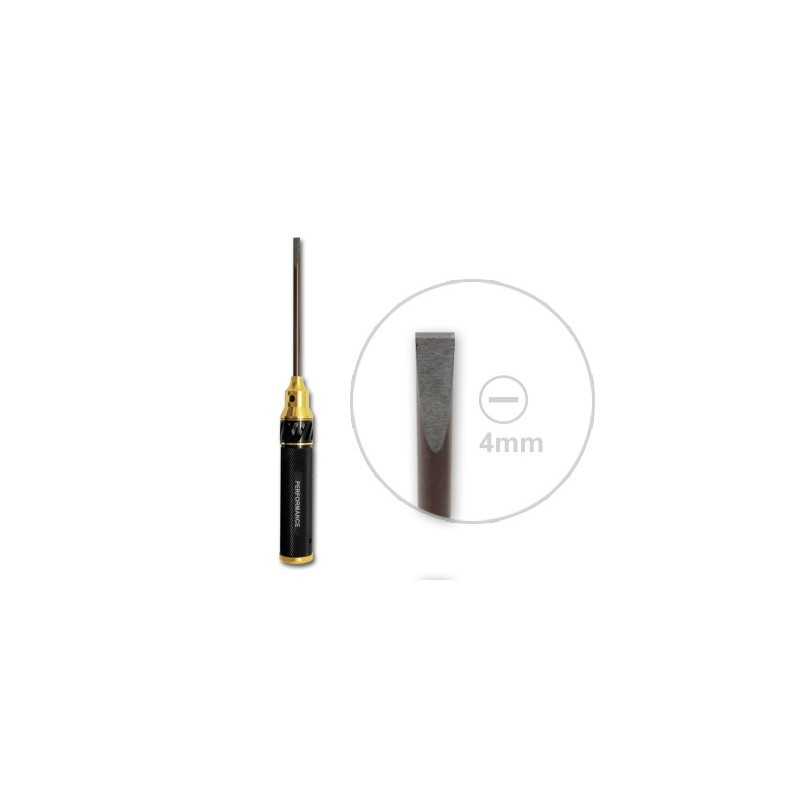 T40FLATDRIVER - Strumenti ad alte prestazioni Scorpion - Cacciavite piatto da 4,0 mm